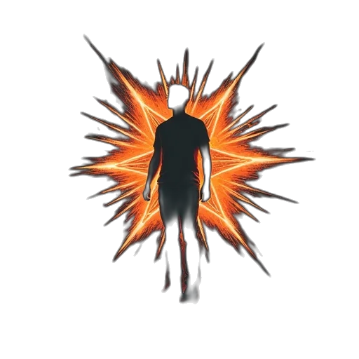 jacket, staff, hair, creature, concept art, pixel art, comic book art, 3d render transparent PNG cut-out