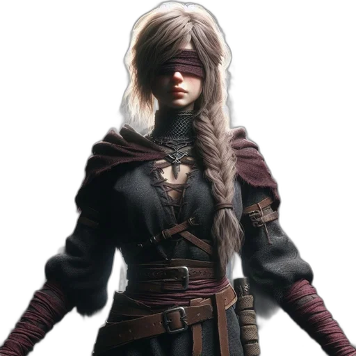 staff, jacket, face, hair, concept art, fantasy art, 3d render, photorealistic transparent PNG cut-out