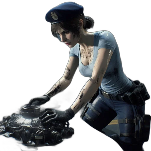 weapon, staff, robot, concept art, photorealistic, cyberpunk, 3d render, industrial transparent PNG cut-out