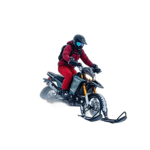 jacket, concept art, 3d render, polar, 850, rider, riding, through transparent PNG cut-out