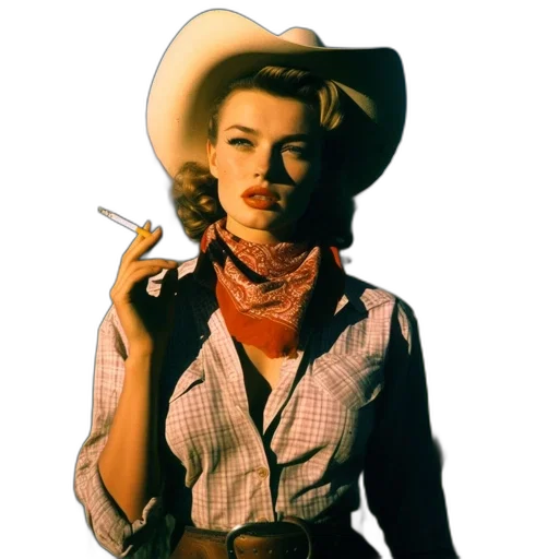 hat, jacket, staff, weapon, photorealistic, fire, woman, dressed transparent PNG cut-out