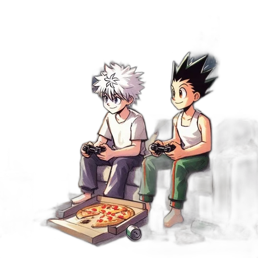 food, concept art, comic book art, pixel art, anime, fire, outer space, monochrome transparent PNG cut-out