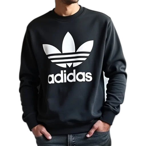 jacket, photorealistic, 3d render, monochrome, mens, adidas, originals, flee transparent PNG cut-out