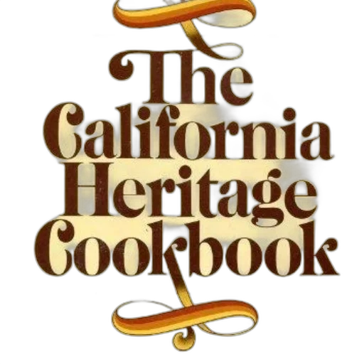 california, heritage, cookbook, book, cover, beige, background, decorative transparent PNG cut-out