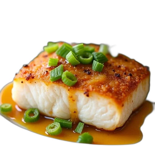 food, photorealistic, 3d render, close-up, image, piece, fish, golden-brown transparent PNG cut-out