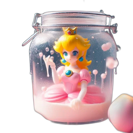 dress, bottle, food, 3d render, concept art, vaporwave, photorealistic, underwater transparent PNG cut-out