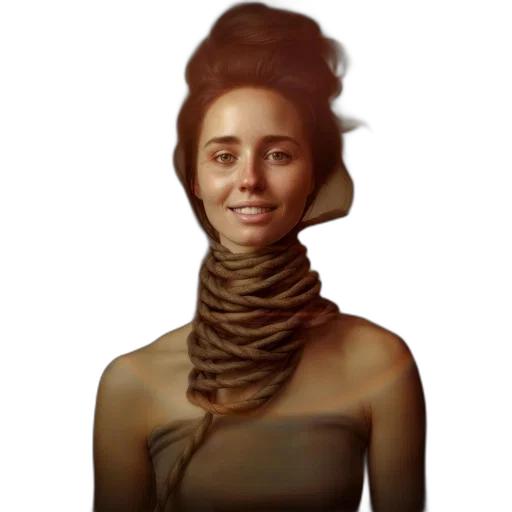 hair, staff, face, dress, concept art, fantasy art, photorealistic, oil painting transparent PNG cut-out