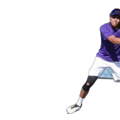staff, two, images, tennis, player, action, wearing, purple transparent PNG cut-out