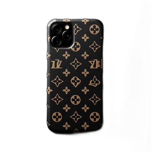 jewelry, monogram, black, geekcase, phone, case transparent PNG cut-out