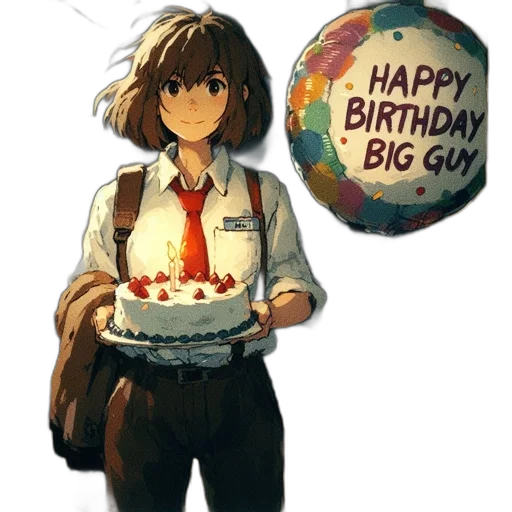staff, jacket, concept art, watercolor, pixel art, young, female, character transparent PNG cut-out