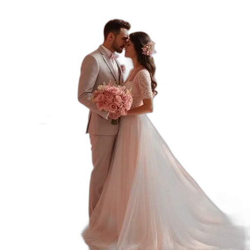 dress, photorealistic, 3d render, concept art transparent PNG cut-out