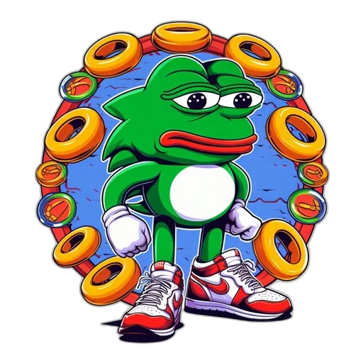 food, shoes, jacket, creature, vaporwave, pixel art, concept art, 3d render transparent PNG cut-out
