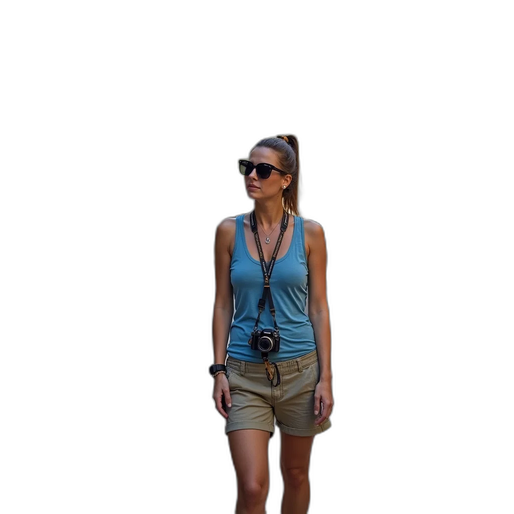 staff, dress, jewelry, jacket, 3d render, concept art, photorealistic, cartoon transparent PNG cut-out