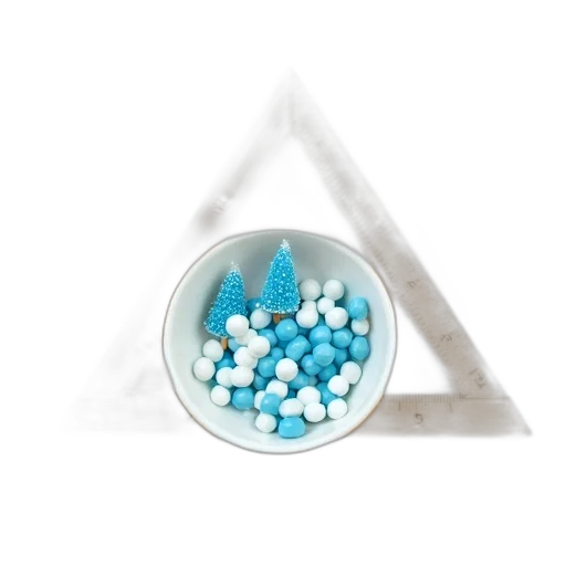 jewelry, food, crown, umbrella, 3d render, vaporwave, photorealistic, blue transparent PNG cut-out