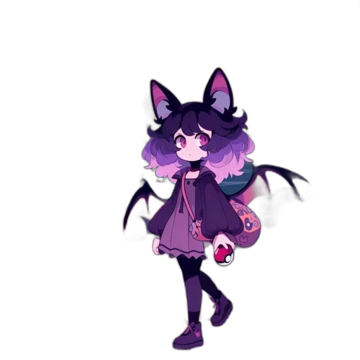 staff, creature, jacket, pixel art, anime, concept art, fantasy art, dark transparent PNG cut-out