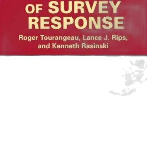 cover, psychology, survey, response, roger, tourangeau, lance, rips transparent PNG cut-out