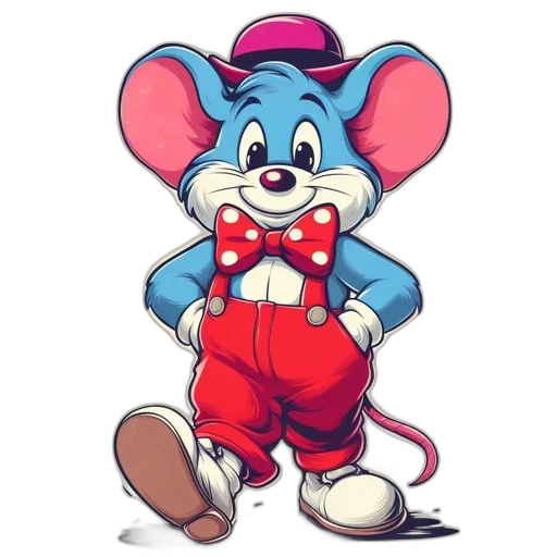 animal, staff, jacket, hat, cartoon, concept art, 3d render, comic book art transparent PNG cut-out