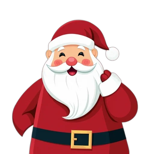 3d render, photorealistic, cartoon, festive, christmas, card, featuring, jolly transparent PNG cut-out