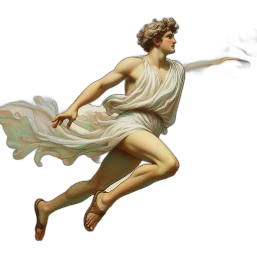 fantasy art, concept art, vaporwave, photorealistic, ancient-feeling, image, features, winged transparent PNG cut-out
