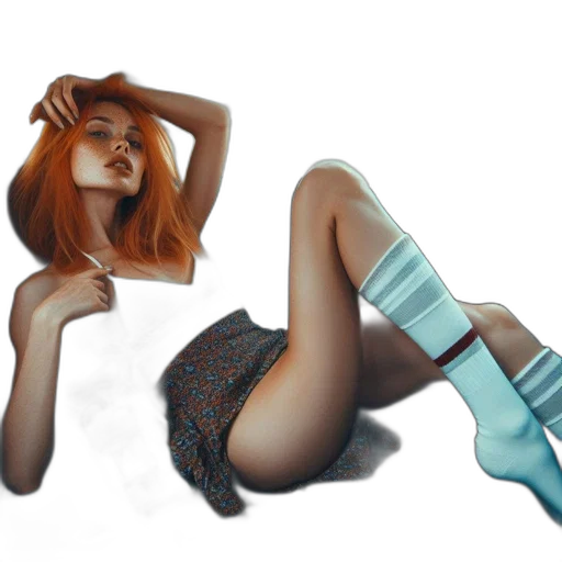 shoes, dress, hat, photorealistic, concept art, 3d render, vaporwave, neon lights transparent PNG cut-out