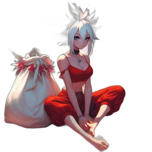 dress, creature, weapon, dragon, concept art, fantasy art, pixel art, anime transparent PNG cut-out