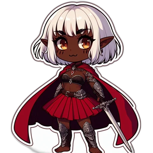 staff, pixel art, anime, concept art, fantasy art, red, dark, monochrome transparent PNG cut-out