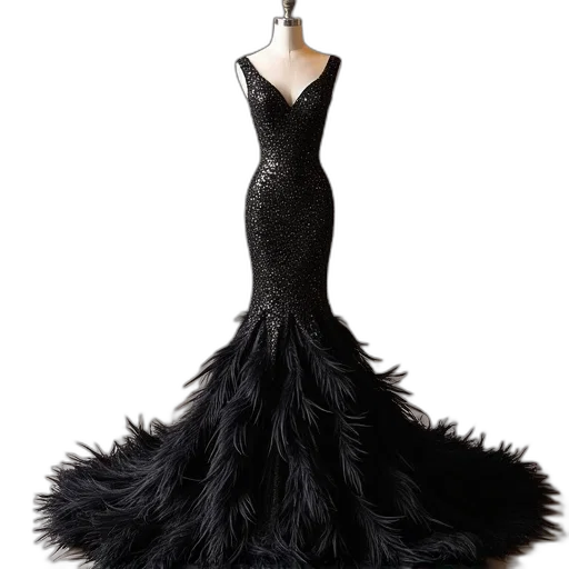 dress, blush, black, glitter transparent PNG cut-out
