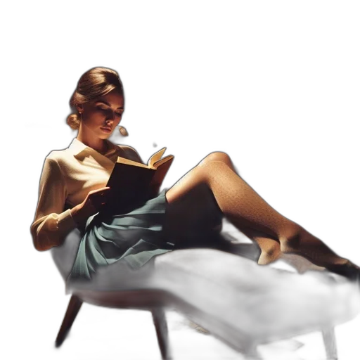 dress, furniture, shoes, photorealistic, concept art, oil painting, 3d render, neon lights transparent PNG cut-out