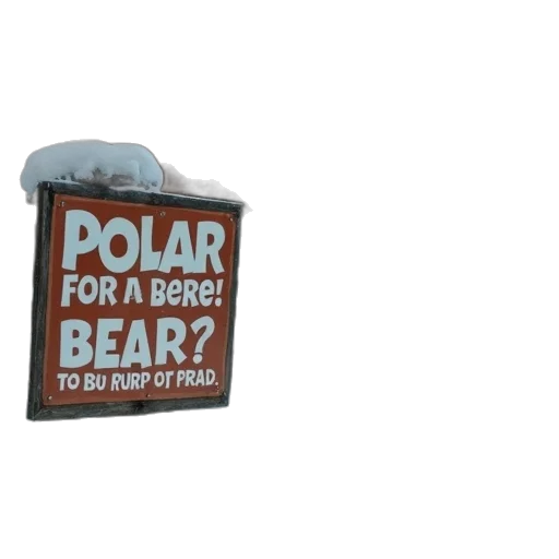 3d render, polar, bear, zoo transparent PNG cut-out