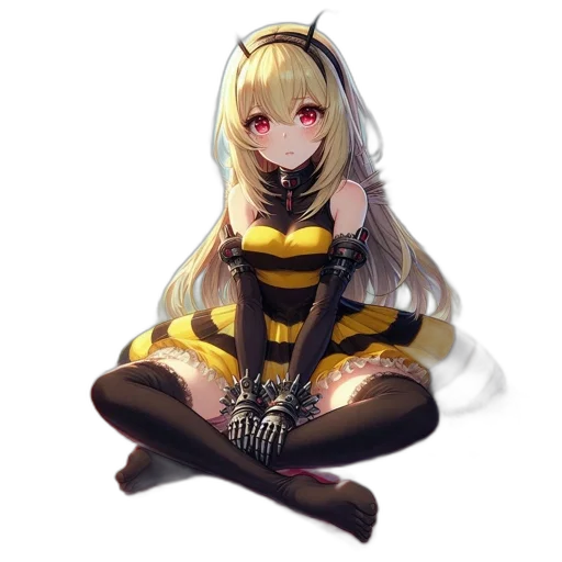 robot, dress, animal, creature, pixel art, anime, fantasy art, concept art transparent PNG cut-out