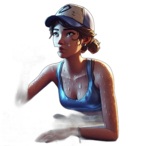 hat, face, staff, concept art, watercolor, photorealistic, pixel art, neon lights transparent PNG cut-out