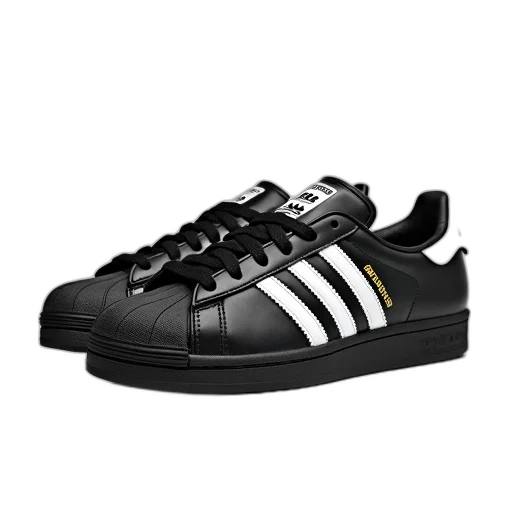 shoes, photorealistic, black, white, sneaker, toe, cap, laces transparent PNG cut-out