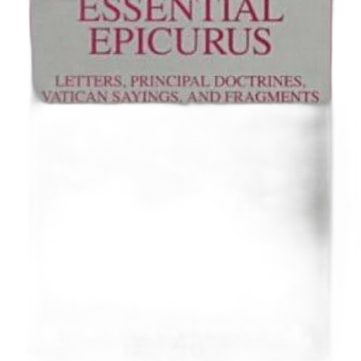 essential, epicurus, book, cover, features, simple, design, pink transparent PNG cut-out