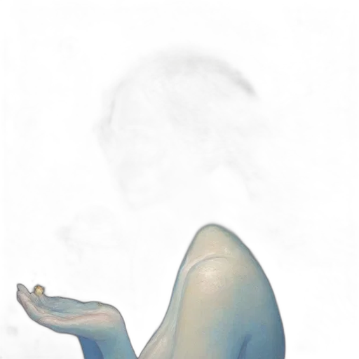 creature, mask, face, dress, concept art, 3d render, photorealistic, fantasy art transparent PNG cut-out