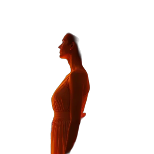 dress, staff, jewelry, face transparent PNG cut-out