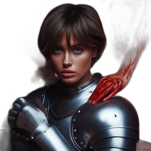 sword, robot, weapon, face, fantasy art, photorealistic, concept art, comic book art transparent PNG cut-out