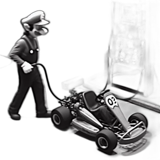 robot, car, staff, weapon, concept art, cartoon, 3d render, photorealistic transparent PNG cut-out