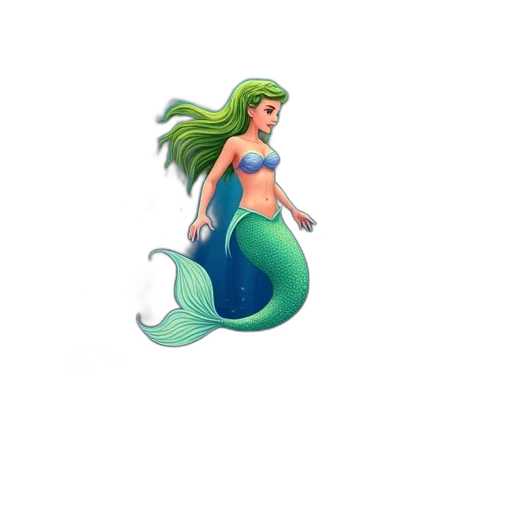 pixel art, concept art, fantasy art, 3d render, underwater, green, second, image transparent PNG cut-out