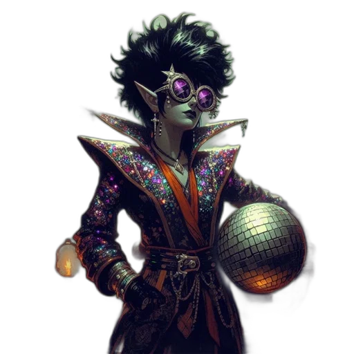 staff, mask, fantasy art, concept art, cyberpunk, comic book art, outer space, dark transparent PNG cut-out
