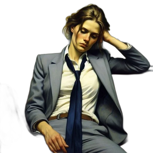 jacket, staff, face, concept art, photorealistic, oil painting, comic book art, blue transparent PNG cut-out