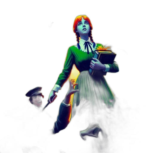 staff, fantasy art, concept art, comic book art, 3d render, fog, underwater, green transparent PNG cut-out