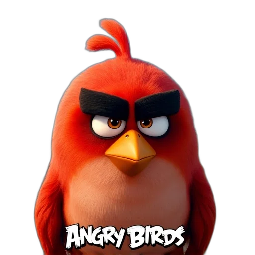 animal, 3d render, concept art, cartoon, photorealistic, angry, birds, movie transparent PNG cut-out