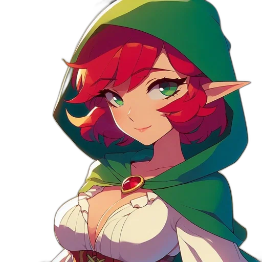 staff, face, pixel art, fantasy art, concept art, anime, green, red transparent PNG cut-out