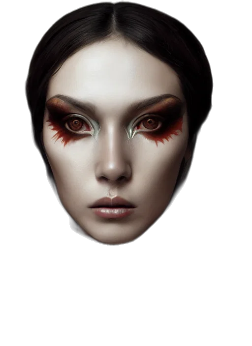 mask, face, creature, jewelry transparent PNG cut-out