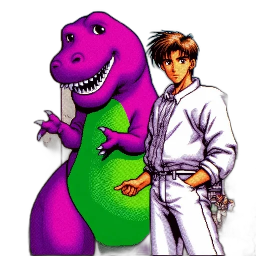 dragon, animal, creature, pixel art, concept art, vaporwave, comic book art, two transparent PNG cut-out