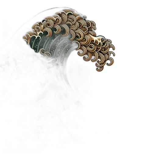 jewelry, hair, crown, weapon, 3d render, photorealistic, concept art, hokusai transparent PNG cut-out