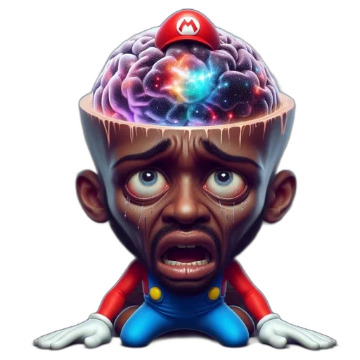face, crown, concept art, comic book art, 3d render, pixel art, another, illustration transparent PNG cut-out