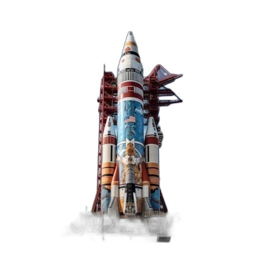 weapon, robot, building, concept art, 3d render, fantasy art, pixel art, outer space transparent PNG cut-out