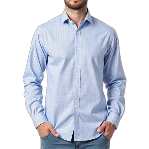 jacket, staff, blue, white transparent PNG cut-out