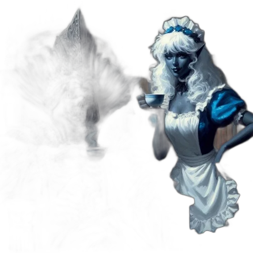 dress, staff, mask, creature, fantasy art, concept art, photorealistic, pixel art transparent PNG cut-out